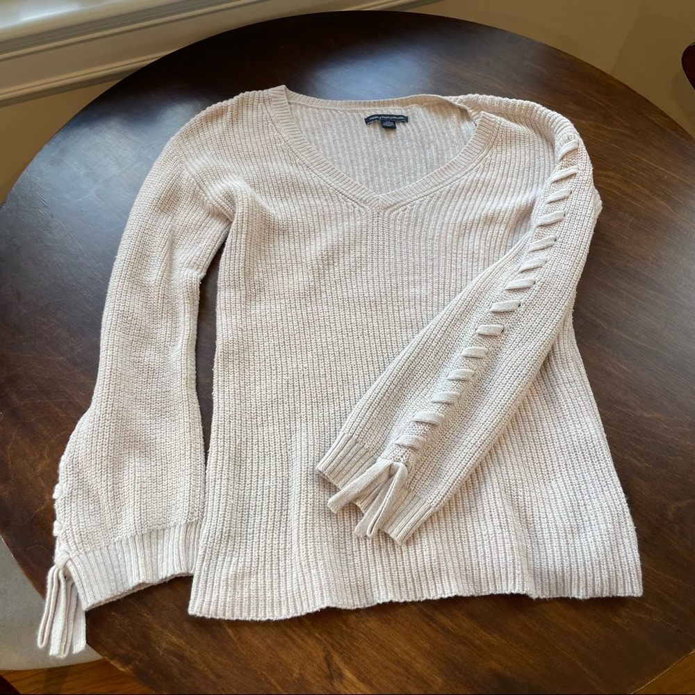 Cream sweater